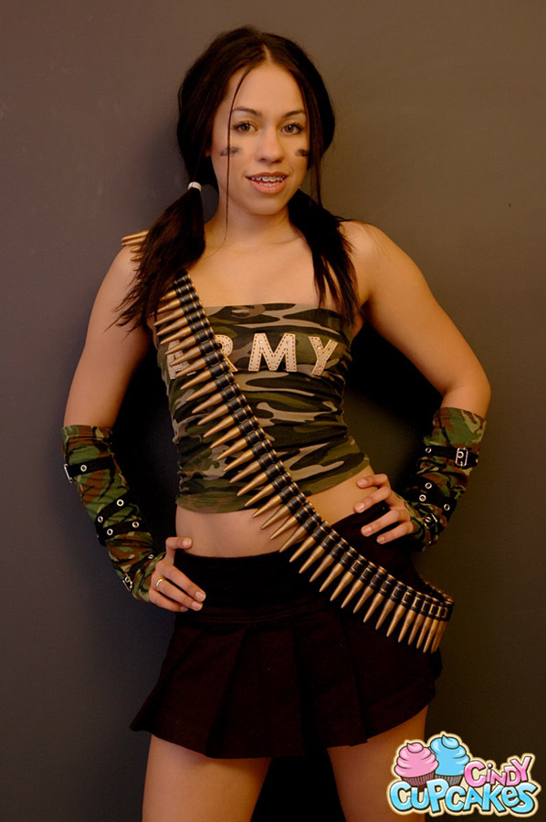 This army girl will fuck you up