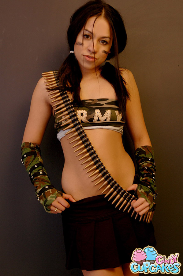 This army girl will fuck you up