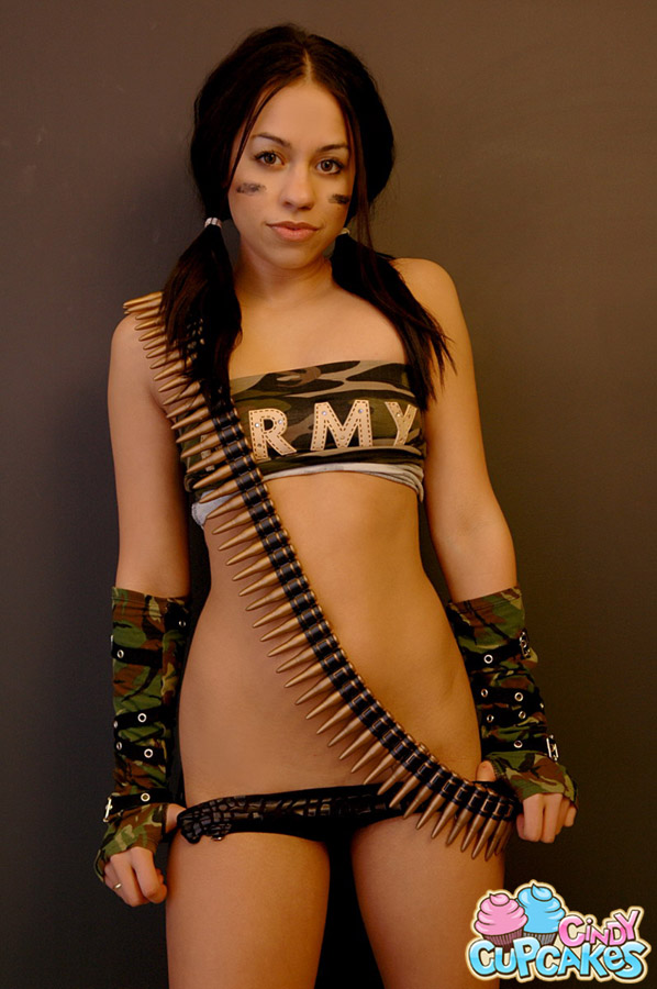 This army girl will fuck you up